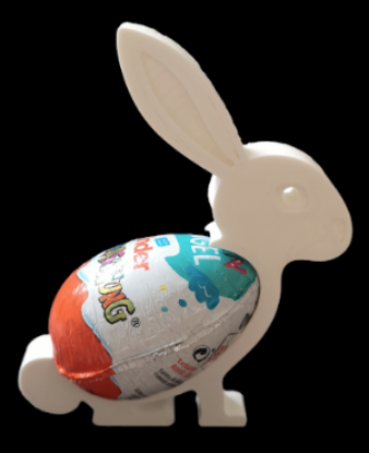 Zeige Details für Hase trägt Ei Bild von Hase trägt Ei