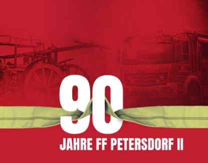 Titelbild 90 Jahre FF Petersdorf II Chronik