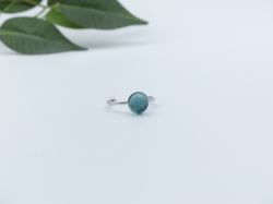 Picture of Ring - Kollektion "Eingefasster Glanz" - blau