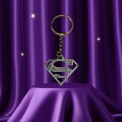 3D-gedruckter Superman Schlüsselanhänger – Stylisches Accessoire für Superhelden-Fans