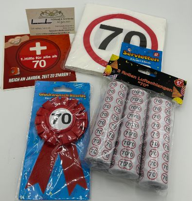 Show details for Geschenkset zum 70. Geburtstag Picture of Geschenkset zum 70. Geburtstag