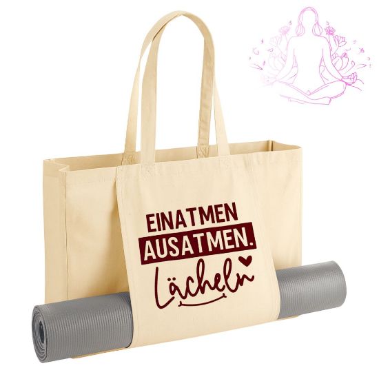 Picture of Motivations-Yogatasche aus Bio-Baumwolle